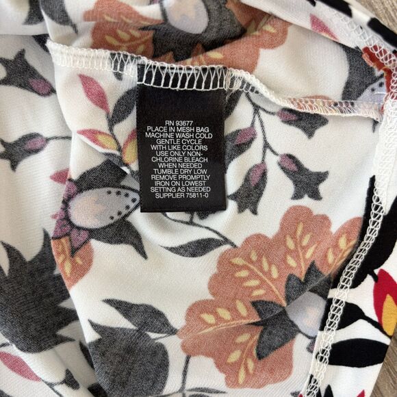 Liz Claiborne Career Womens Floral Blouse Size 2X Stretch Lightweight Office - Picture 7 of 10